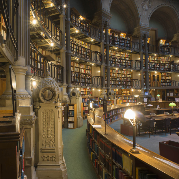 La salle ovale du site Richelieu